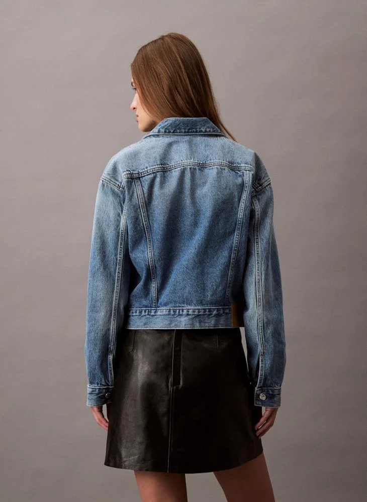 Calvin Klein Jeans Casual Denim Truker Jacket