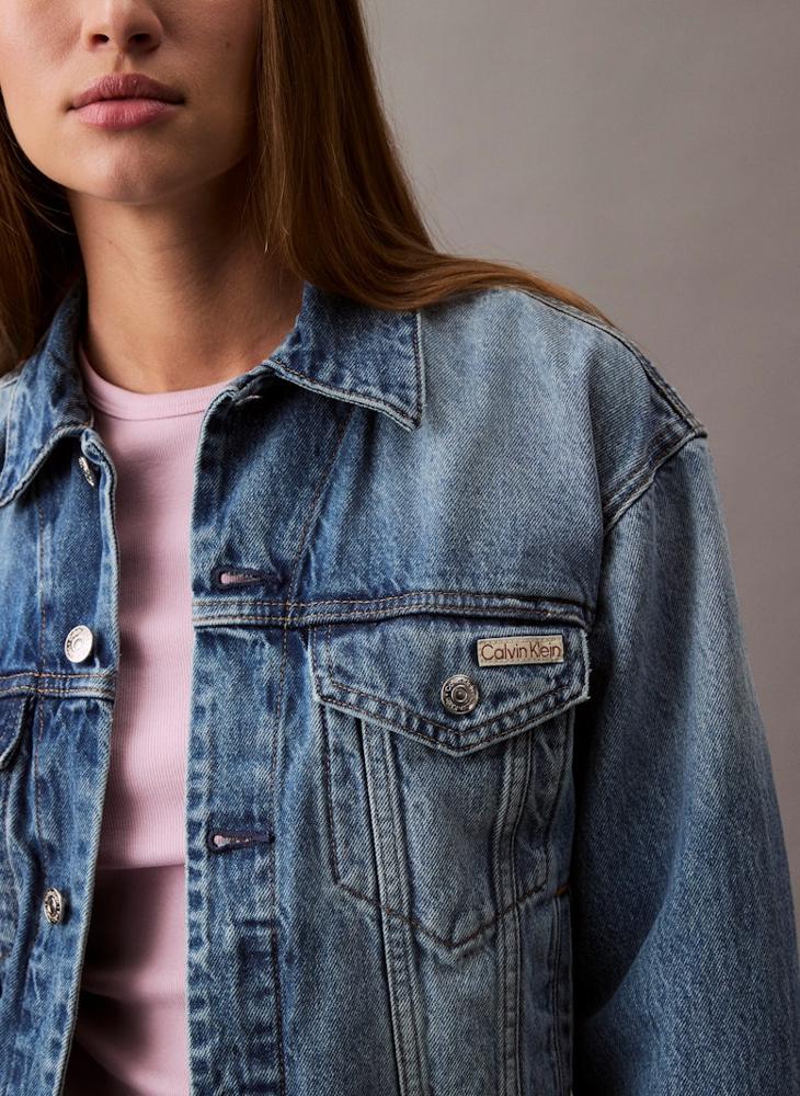 Calvin Klein Jeans Casual Denim Truker Jacket - Image 4