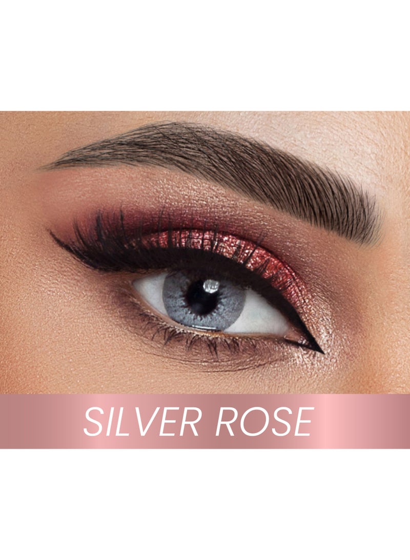 روزابيل روزا بيل عدسات اللاصقة الملونة، استخدام 3 أشهر، بدون قوة،  روز سلفر - Image 1