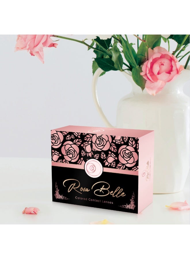 روزابيل روزا بيل عدسات اللاصقة الملونة، استخدام 3 أشهر، بدون قوة،  روز سلفر - Image 5