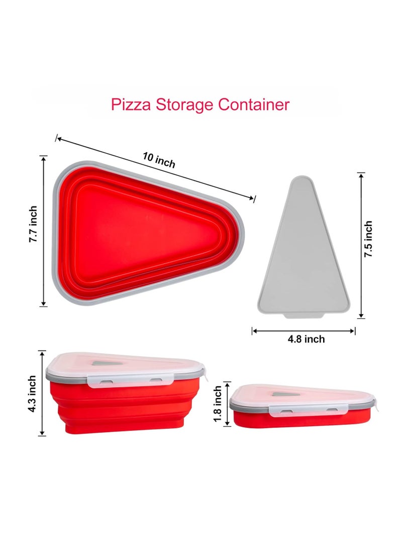 Adjustable Pizza Slice storage box with shelves to Organize and Save Space  - Image 3