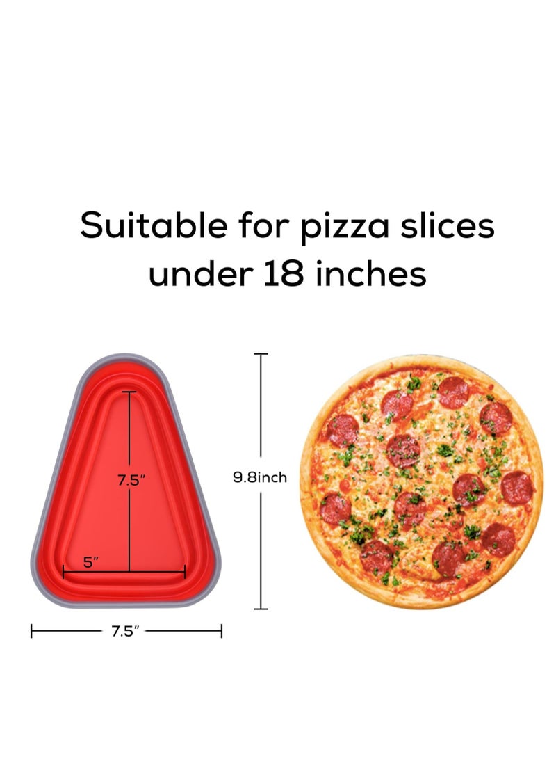 Adjustable Pizza Slice storage box with shelves to Organize and Save Space  - Image 4
