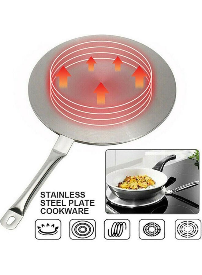 NIBEMINENT Heat Diffuser with Handle Silver  - Image 2