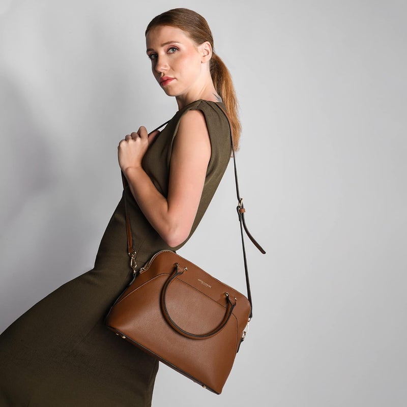 Accessorize حقيبة يد ثيا النسائية من لندن بحزام قابل للفصل والتعديل | حقيبة ساتشيل للعمل | محفظة للسيدات | حقيبة كتف أنيقة | هدية للنساء - Image 2