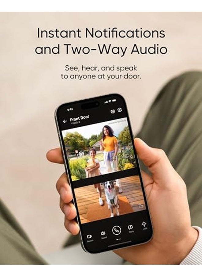 eufy Security Video Doorbell E340 (Battery-Powered) – Dual-Camera Smart Doorbell with Delivery Guard, 2K Full HD, Color Night Vision, HomeBase S380 Compatible - Image 2