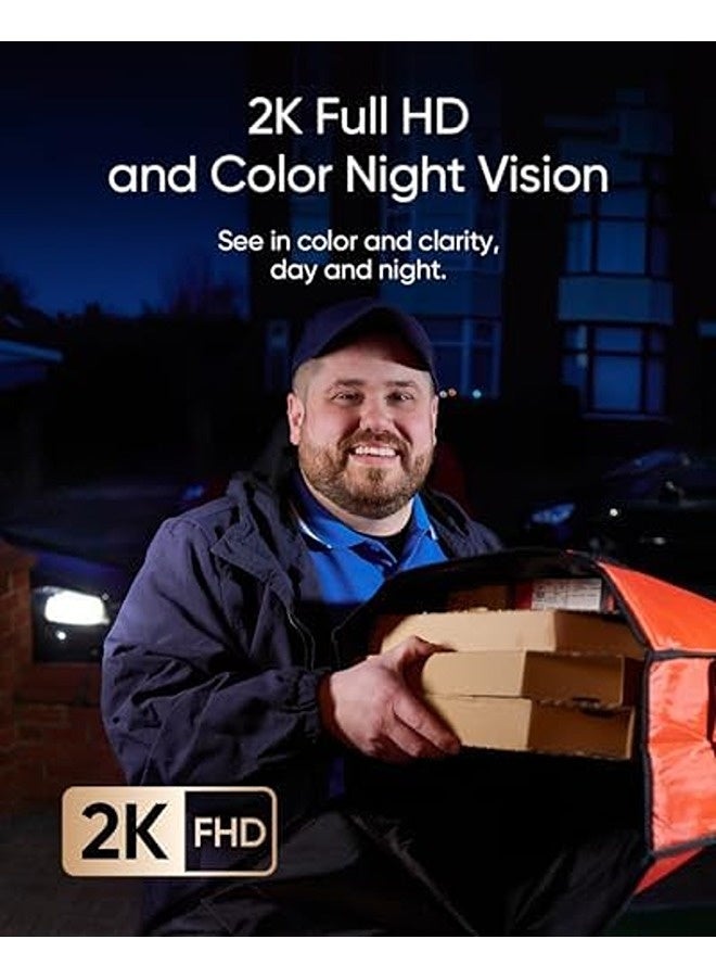 eufy Security Video Doorbell E340 (Battery-Powered) – Dual-Camera Smart Doorbell with Delivery Guard, 2K Full HD, Color Night Vision, HomeBase S380 Compatible - Image 4