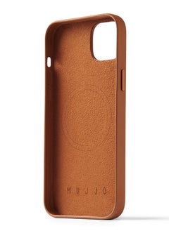 Mujjo Mujjo Leather Case for iPhone 15 - Leather Case, MagSafe Compatible, Premium European Leather, Slim & Stylish Profile, Enhanced Phone & Camera Lens Protection, Recycled Materials (Dark Tan)  - Image 5