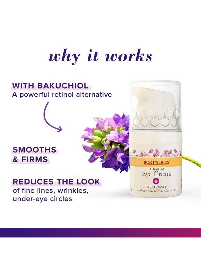 Burt's Bees Renewal Smoothing Eye Cream, Firming Eye Cream, 0.58 Ounce - Image 4