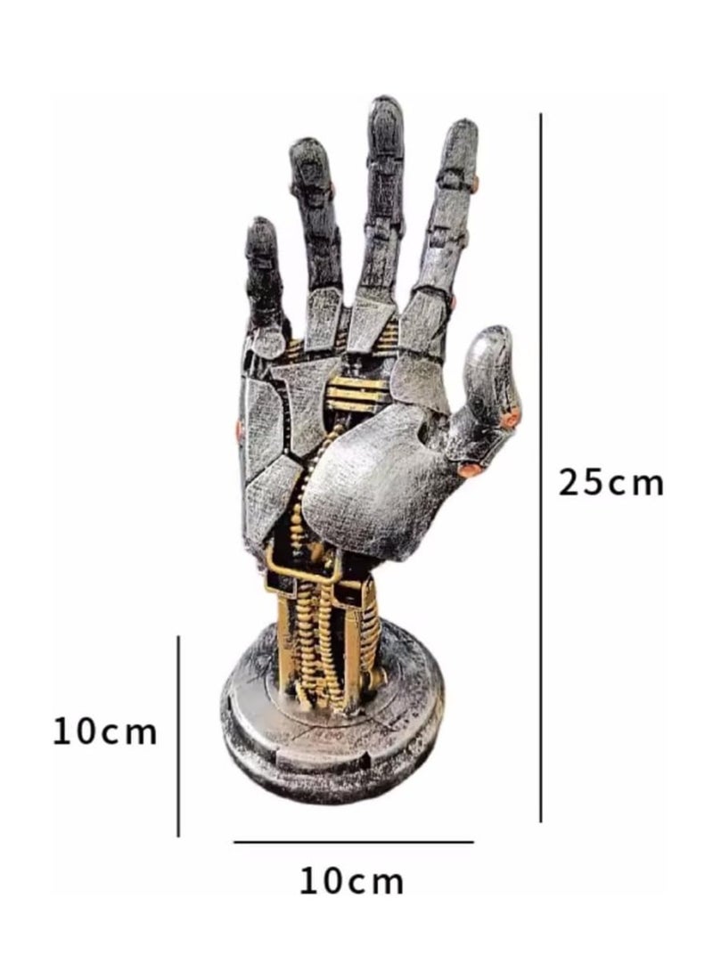 general Lake Key Robotic Arm Resin Craft Ornaments Game Controller Desk Lamp Fashion Decoration Model Collection Desktop Decoration Women Men Farewell Souvenir Gift - Image 2