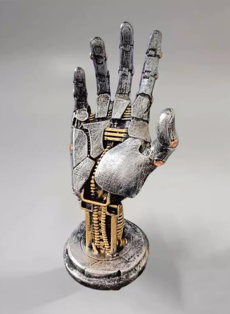 general Lake Key Robotic Arm Resin Craft Ornaments Game Controller Desk Lamp Fashion Decoration Model Collection Desktop Decoration Women Men Farewell Souvenir Gift - Image 3