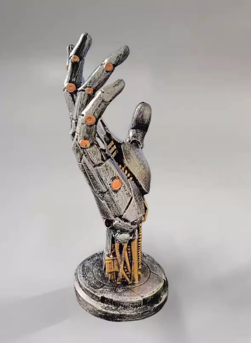 general Lake Key Robotic Arm Resin Craft Ornaments Game Controller Desk Lamp Fashion Decoration Model Collection Desktop Decoration Women Men Farewell Souvenir Gift - Image 5