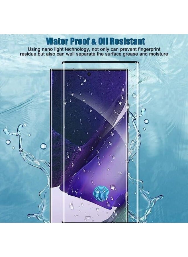 Glow Nano Screen Protector for Samsung Galaxy S23 Ultra, Curved Design Edge-to-Edge Protection with Ultra Clarity and Protection Against Drops and Scratches by Glow - Image 3