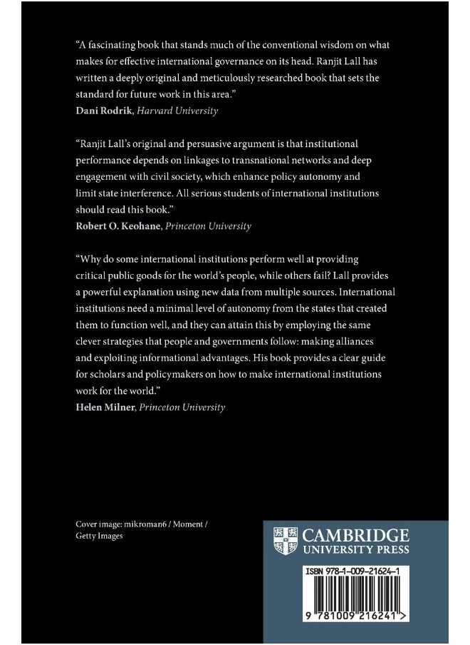 Making International Institutions Work: The Politics of Performance  - Image 1
