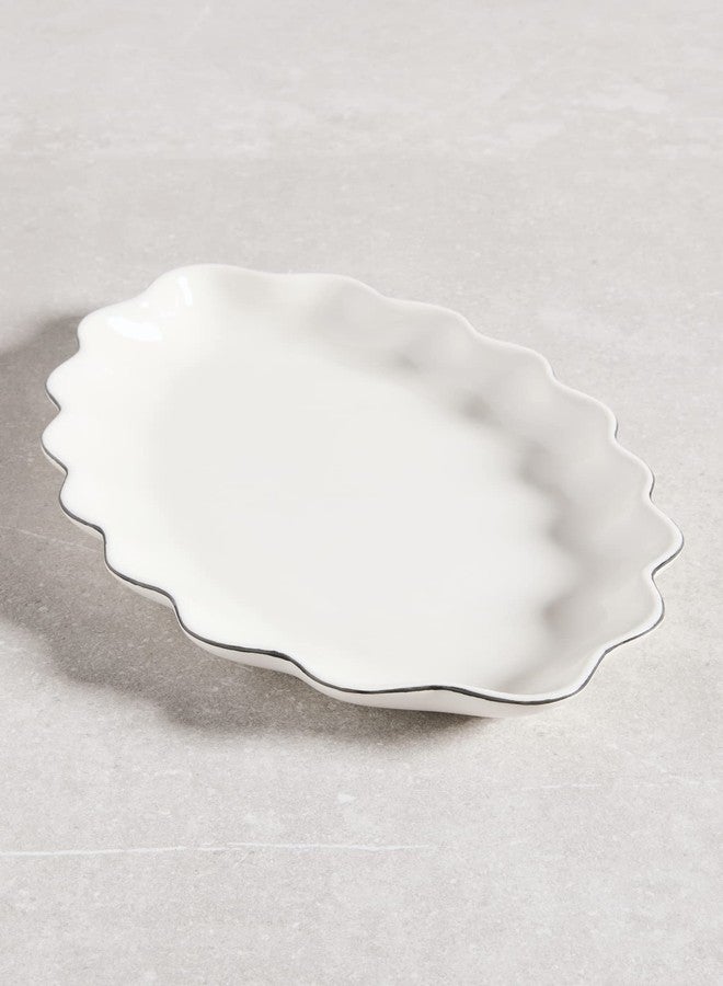 Kassatex Women's Le Marais Tray, White, One Size - Image 2