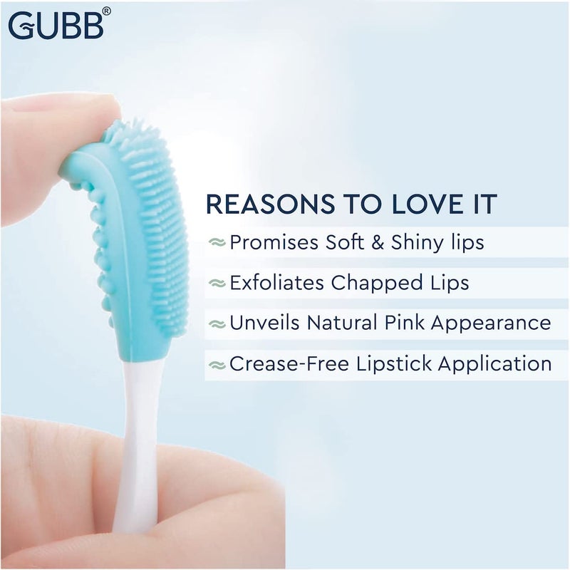 GUBB Lip Scrubber for Plump and Healthy Lips DualSided Benefits for Exfoliation and Deep Massage Achieve Soft Shiny Lips with this Manual Face Massager and Soft Lip Brush Promote Smoother and Fuller Lip Appearance Portable Lip Care Tool for OntheGo Beauty with GUBB Quality Assurance - Image 4