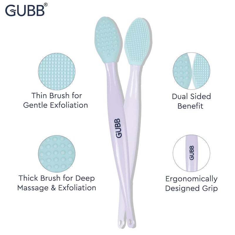 GUBB Lip Scrubber for Plump and Healthy Lips DualSided Benefits for Exfoliation and Deep Massage Achieve Soft Shiny Lips with this Manual Face Massager and Soft Lip Brush Promote Smoother and Fuller Lip Appearance Portable Lip Care Tool for OntheGo Beauty with GUBB Quality Assurance - Image 3