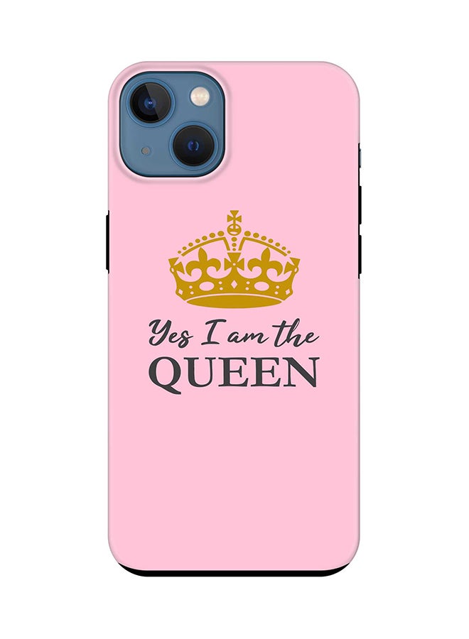 Stylizedd Tough Pro Case for iPhone 15 Plus Dual Layer Hybrid PC TPU Customized Mobile Cover Matte Finish Phone Case - Yes I'm the Queen - Image 1