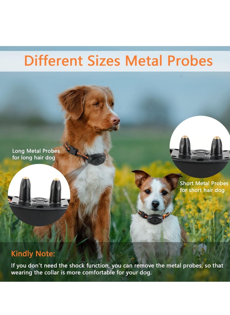 SYOSI - Dog Shock Collar with Remote, 100% Waterproof Dog Shock Collar with Remote Range 1300ft, 3 Training Modes, Beep, Shock, Vibration, Rechargeable Electric Shock Collar for  Large,Medium,Small Dogs - Image 1