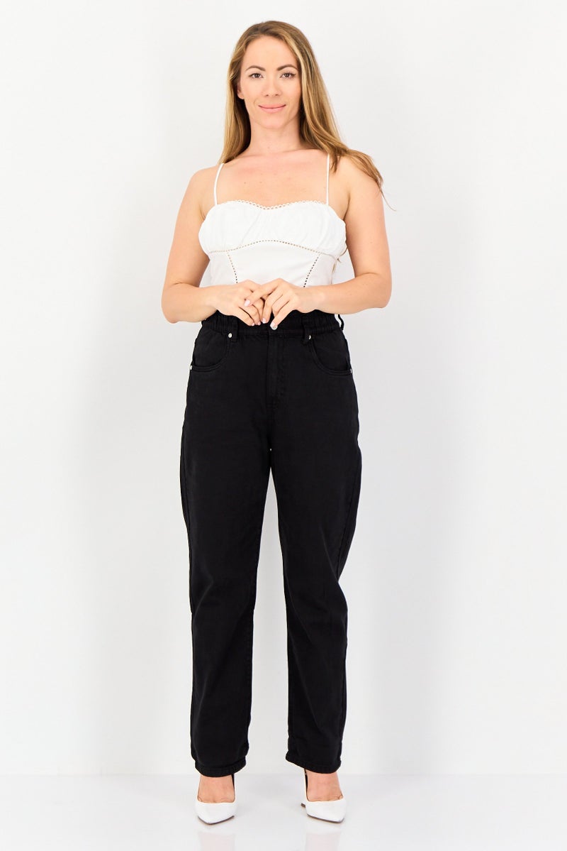 Bershka بلوزة نسائية بدون أكمام بتصميم مربع العنق، بيضاء - Image 4