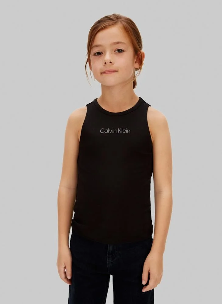 كالفن كلاين جينز Youth Punto Sleeveless Top