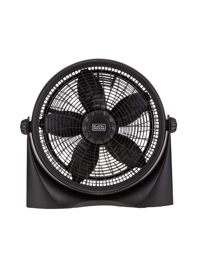BLACK+DECKER Box Fan With 3 Speed Control, Sturdy Base And Adjustable Swivel - 16 Inch Compact Design FB1620-B5 Black - Image 2