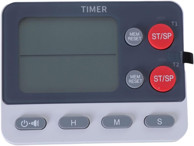 Cooking Timer Texture Efficient Time Management with Double Channel Present for Cooking Enthusiasts Fitness Timer - Image 1