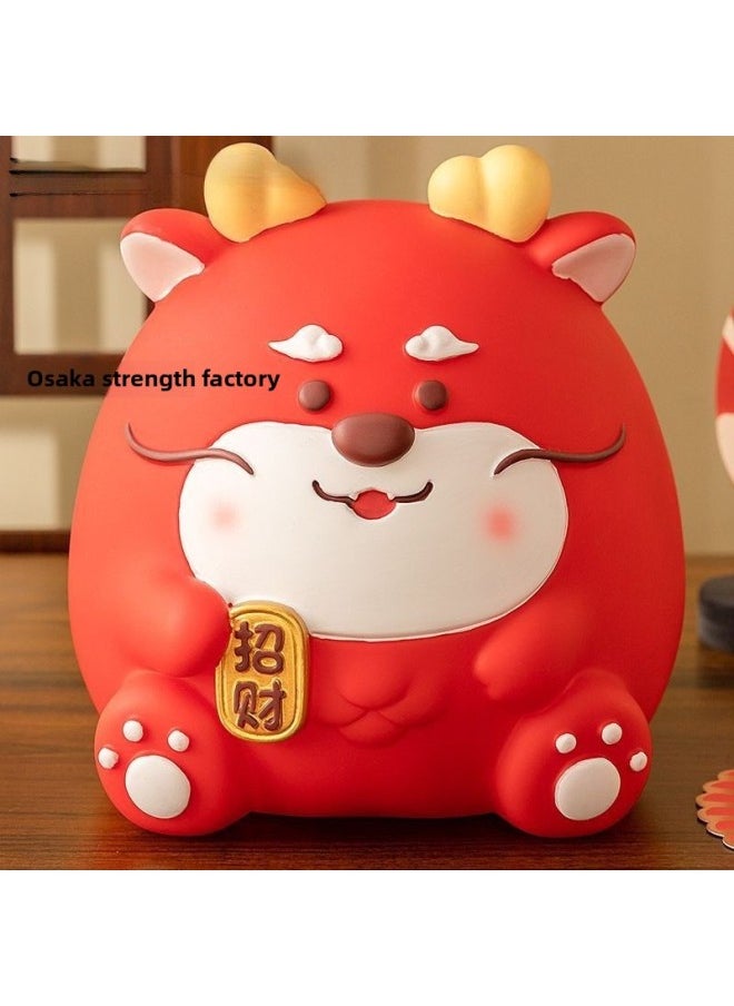 Generic Year Of The Snake Piggy Bank Can Save Desirable Drop-resistant Children Boys 2025 Girls Piggy Bank-Color:Lucky Dragon-Size:Large  - Image 4