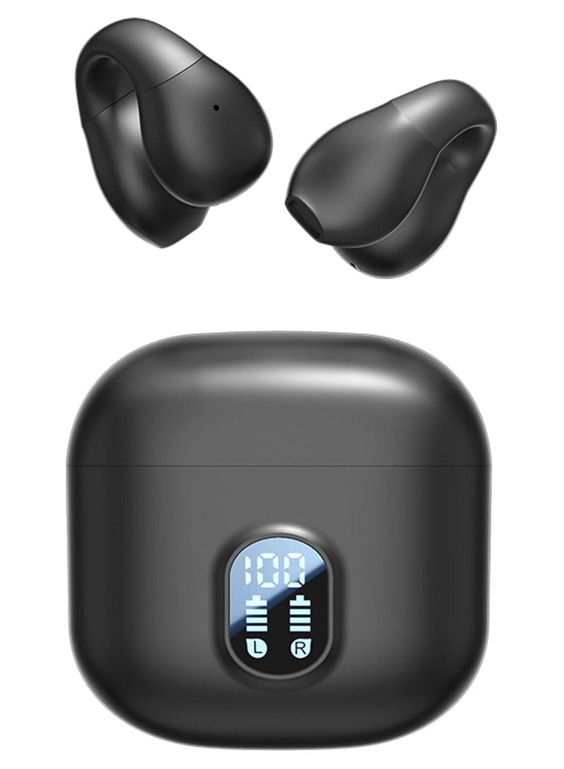 caijin M67 Wireless Headphones,Bluetooth 5.49 Headphones Sports,Air Bone Conduction Earphones ,Stereo Ear Buds, Noise Cancelling Mic, IPX7 Waterproof Headset for Workout/Running - Image 1