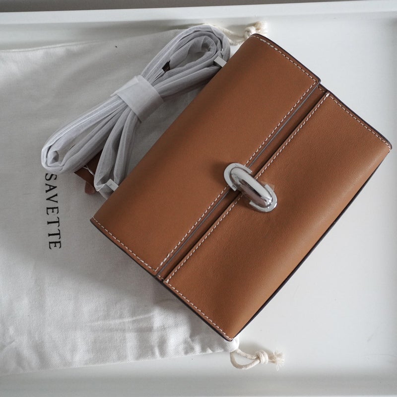 Handbag Savette Bag Niche Design High-End Envelope Bag Retro Large Capacity Handbag Exquisite - Image 3