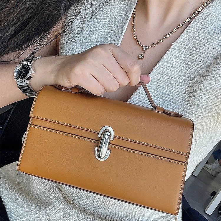 Handbag Savette Bag Niche Design High-End Envelope Bag Retro Large Capacity Handbag Exquisite - Image 2