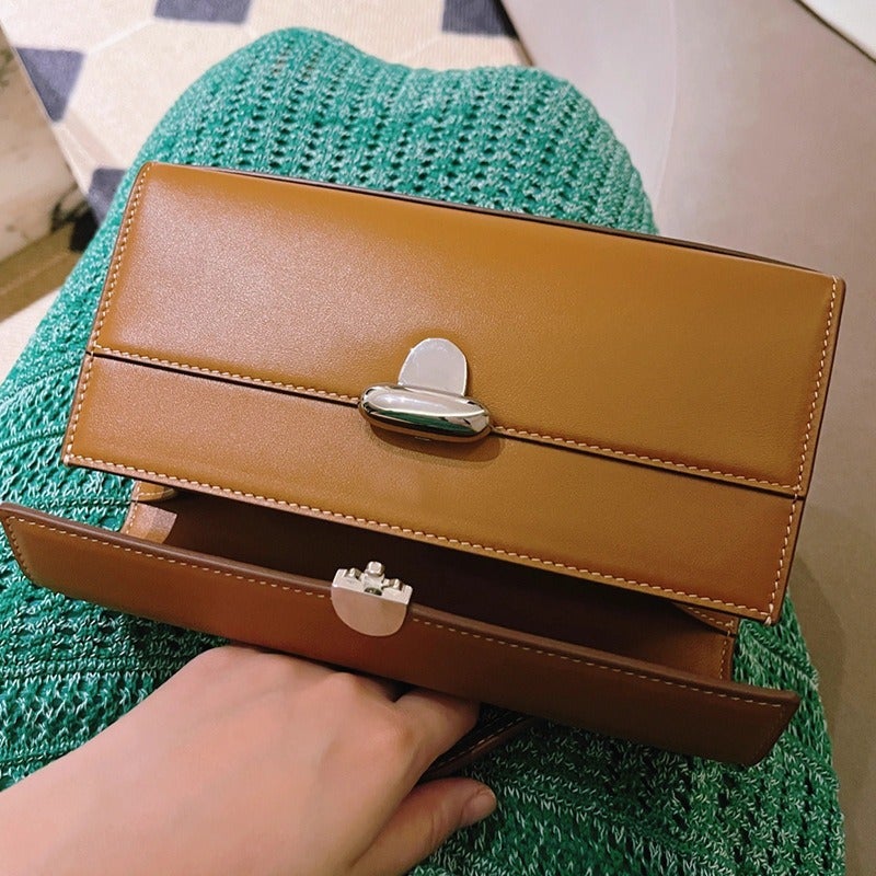 Handbag Savette Bag Niche Design High-End Envelope Bag Retro Large Capacity Handbag Exquisite - Image 4