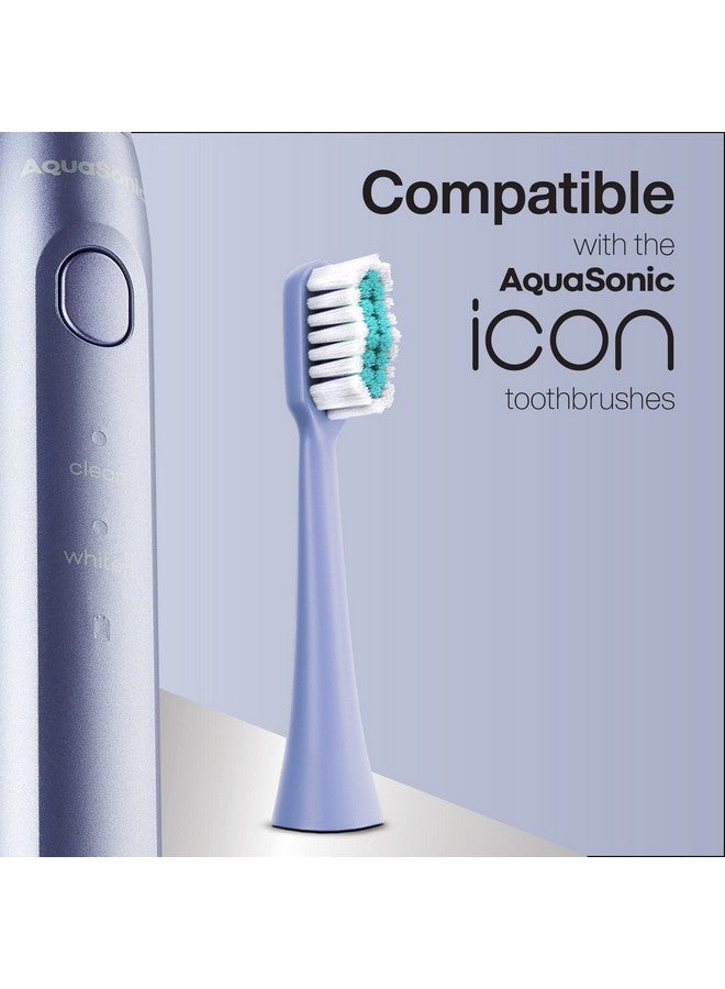 أكوا سونيك رؤوس فرشاة أسنان أكواسونيك أيكون البديلة | متوافقة مع فرشاة أسنان أكواسونيك أيكون | رأسان | للأسنان العادية والحساسة (أرجواني فاتح) - Image 5