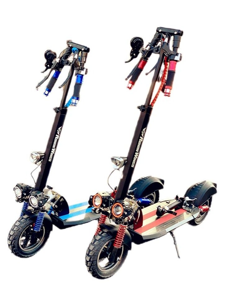 E- scooter high speed electric scooter offroad e10 pro 2022 60km 48v 13ah 1000w - (multi color) - Image 1