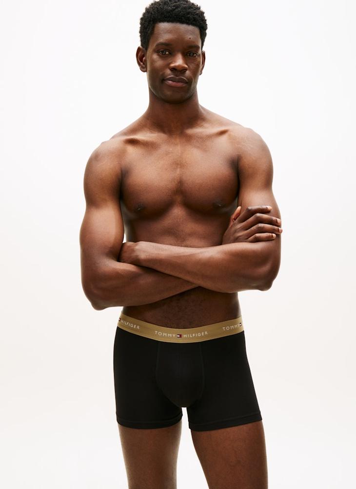 TOMMY HILFIGER 3-Pack Signature Repeat Logo Waistband Trunks - Image 2