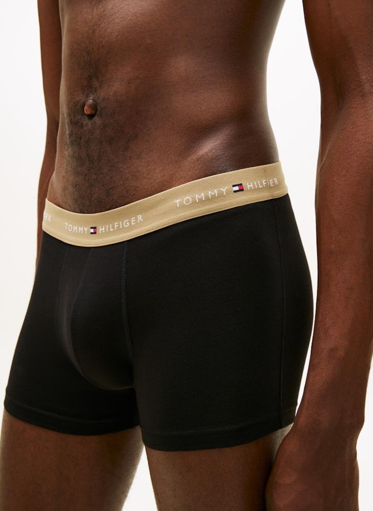 TOMMY HILFIGER 3-Pack Signature Repeat Logo Waistband Trunks - Image 5