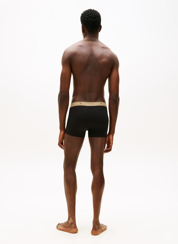 TOMMY HILFIGER 3-Pack Signature Repeat Logo Waistband Trunks - Image 3