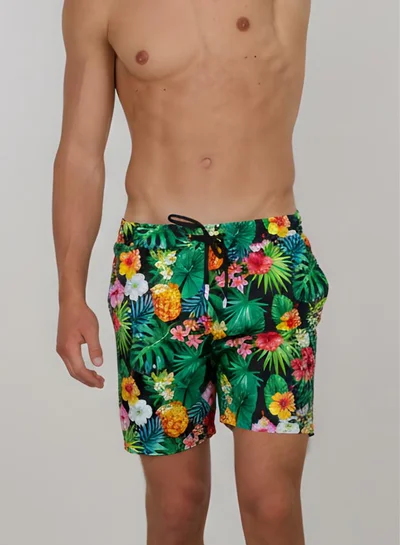 Just Nature Swim Shorts Tropical Nature