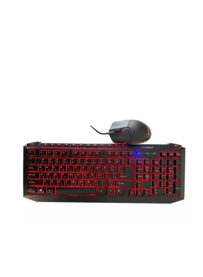 GX3363 Wired USB Keyboard & Mouse Set – Reliable Design for Everyday Use 