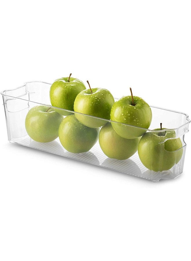 Zollyss Set Of 2 Refrigerator Organizer Bins - Stackable Fridge Organizers for Freezer, Kitchen, Countertops, Cabinets - Clear Plastic Pantry Storage Racks - pzsku/ZFF46AA626771D50C32C6Z/45/_/1738306669/40c8269b-facf-410c-98e7-29f382ce8b69