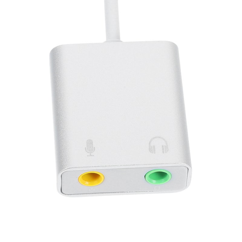 📱 محول بطاقة صوت USB للكمبيوتر لفصل الميكروفون وسماعة الرأس مع صوت واضح - Image 2