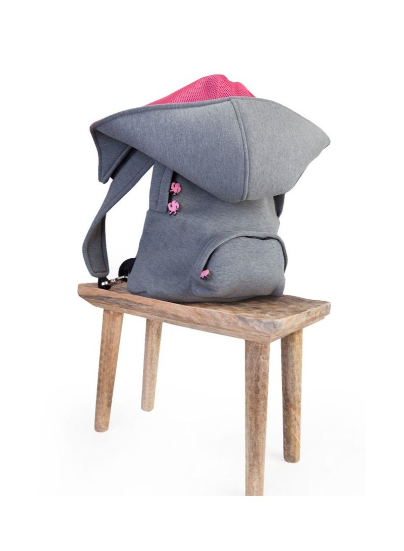 Morikukko Morikukko Grey Basic Fuchsia Large  - Image 3