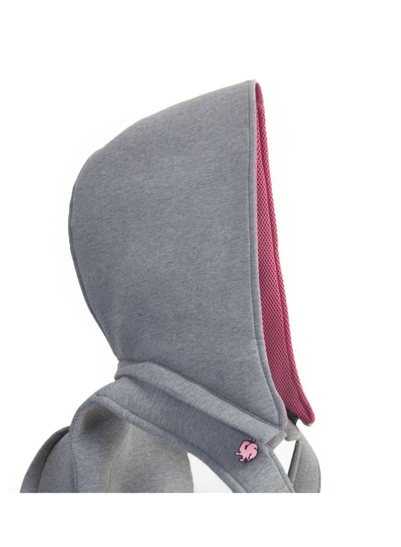 Morikukko Morikukko Grey Basic Fuchsia Large  - Image 1