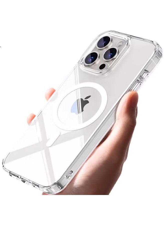 Koolife Compatible With Apple 13 Phone Case, Magnetic Iphone 13 Protective Cover, Transparent Magsafe Magnetic Wireless Charging Case, Ultra-Thin Shockproof Airbag Full Coverage Soft Case For Men And Women - Image 1