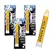 SAKURA SOLID MARKER SAKURA Solid Paint Markers with Twist Up Tip Low Temperature Permanent Marker Pens Window Wood Glass Marker Yellow Paint 3 Pack - Image 3