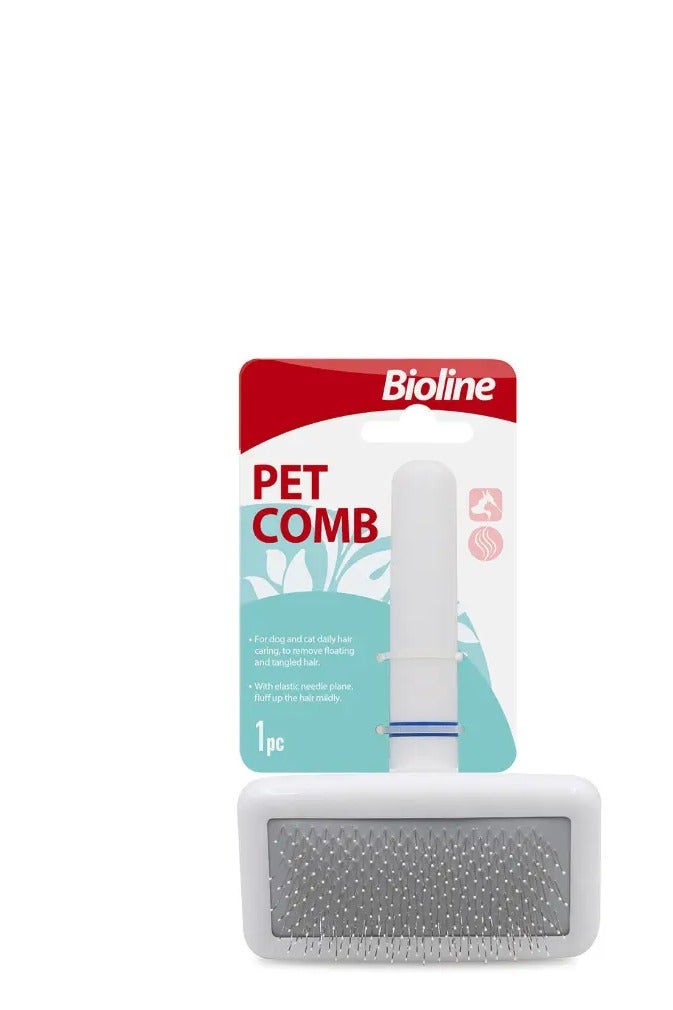 Bioline Pet Comb White [Size - S] - Image 2