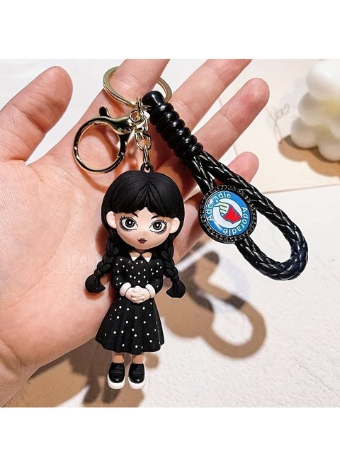 Cute Doll Keychain Backpack and Car Keyring Charms