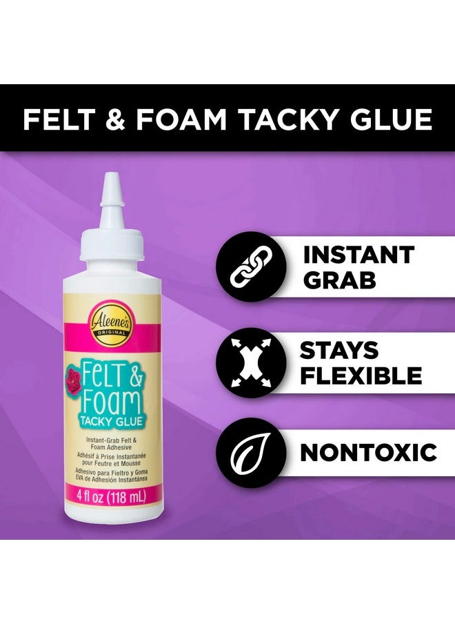 Aleene's Felt And Foam Tacky Glue 4 Fl Oz Original Version  - Image 2