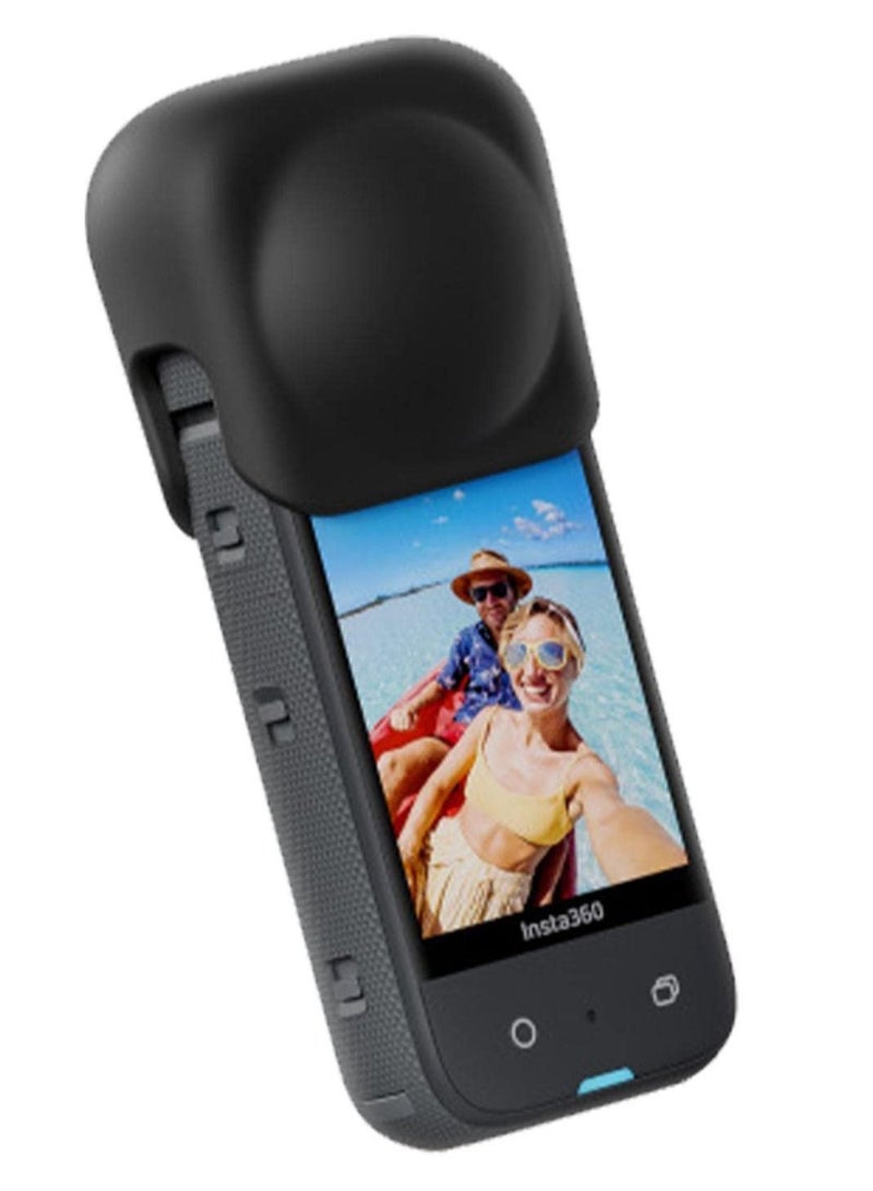 SYOSI Compatible with Insta360 X3 Lens Cap | Silicone Lens Cover Protector Guards Replacement | Dust-Proof Lens Protective Cap for Insta360 X3 Action Camera Accessories - Image 1