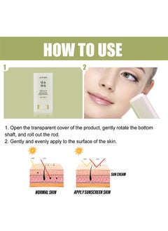 Jaysuing Matte sun stick, Relief Sun Organic Sunscreen SPF50, Moisturizing Sunscreen, Breathable, Refreshing, Easy To Apply Sunscreen  - Image 4