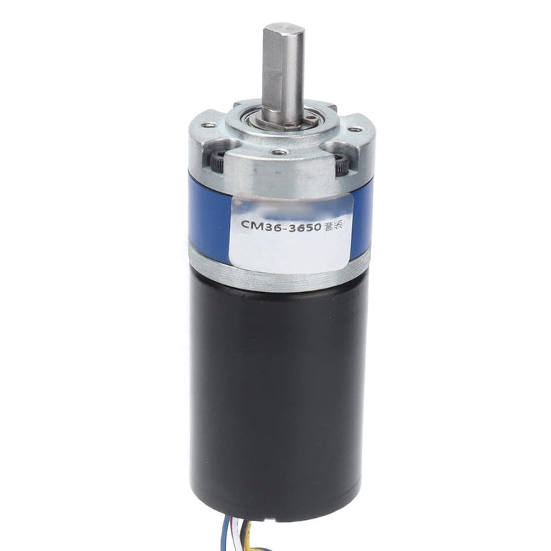Gear Motor Speed Reduction Planetary Brushless D Shaft DC 12V Set Kit with Controller, Electric Gear Motor for Instrumentation Digital Product Medical Equipment Security Monitoring (16RPM) - Image 4